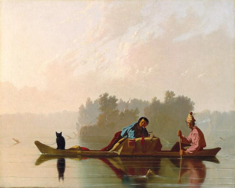 George Caleb Bingham Fur Traders Descending the Missouri (mk13)